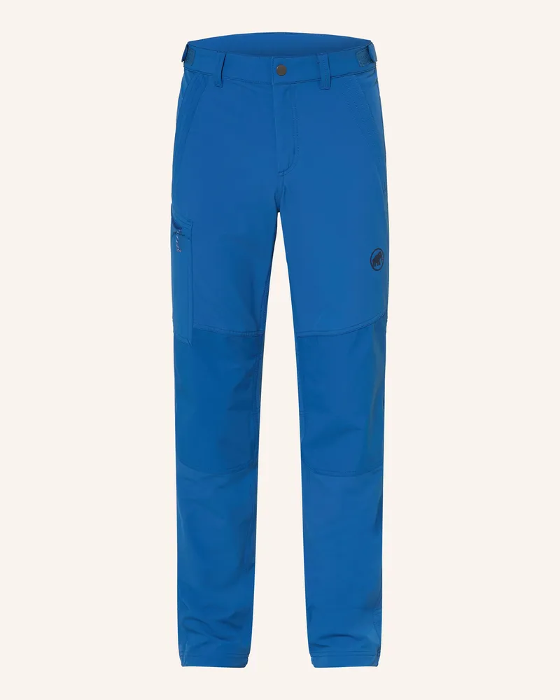 Mammut Softshell-Hose Runbold Guide So blau Blau