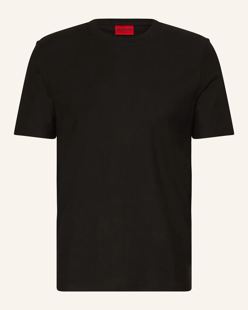 HUGO BOSS T-Shirt Dimersteso schwarz Schwarz