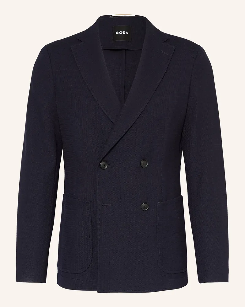 HUGO BOSS Anzugssakko Hanry Slim Fit blau Dunkelblau