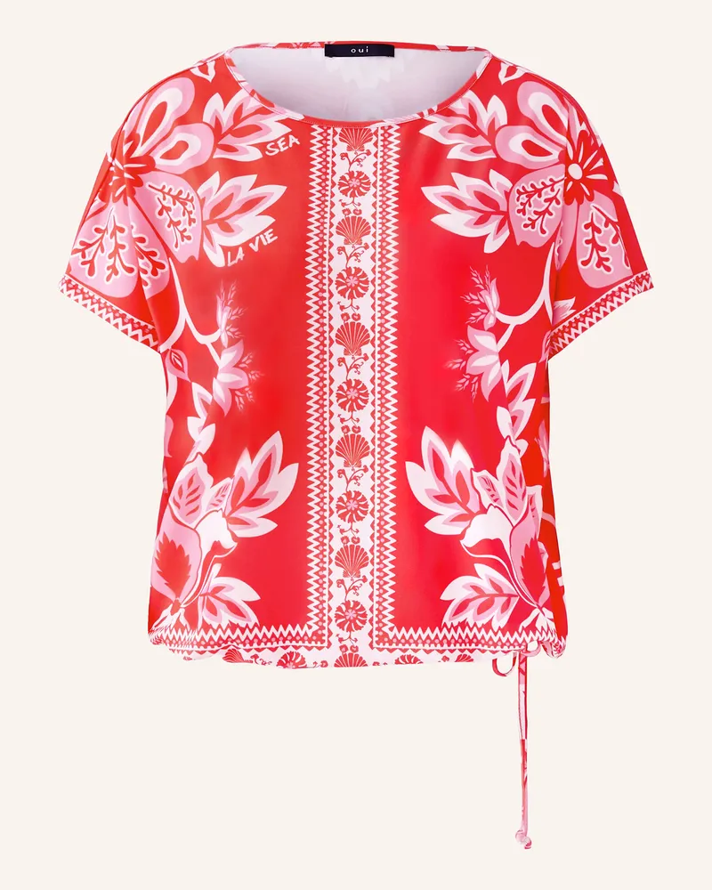 Oui  T-Shirt Rot