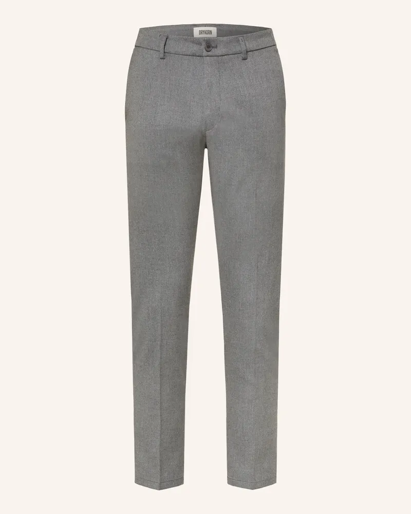 Drykorn Chino AJEND Slim Fit Grau