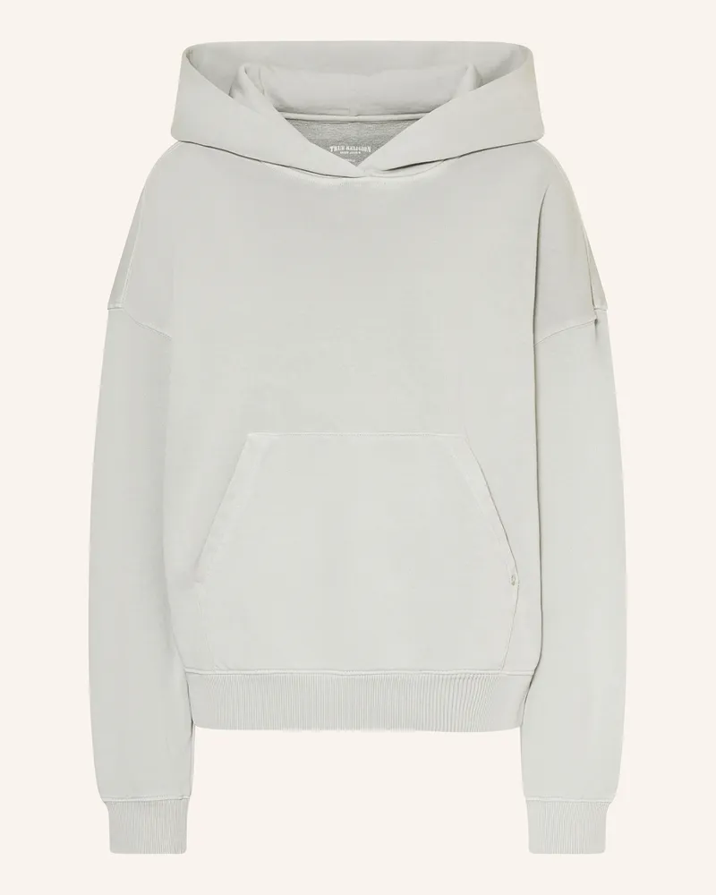 True Religion Hoodie Hellgrau