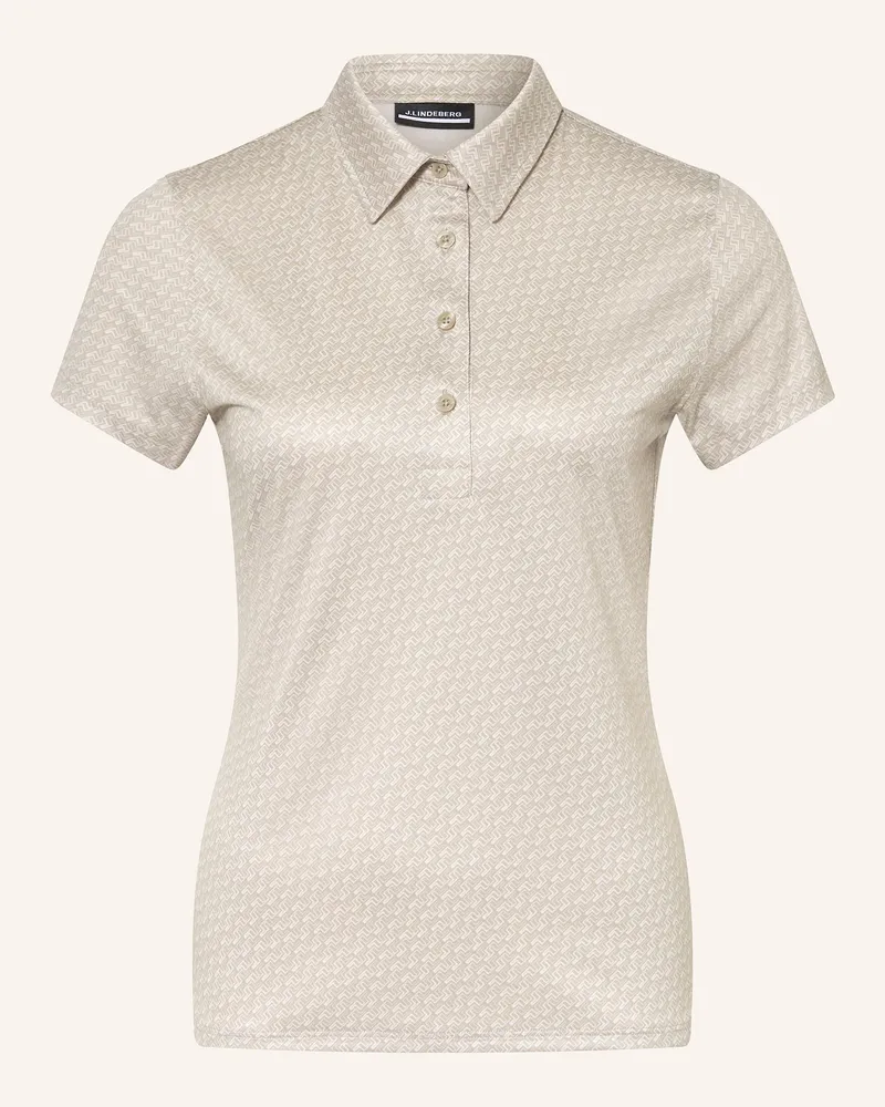 J.Lindeberg Funktions-Poloshirt Creme