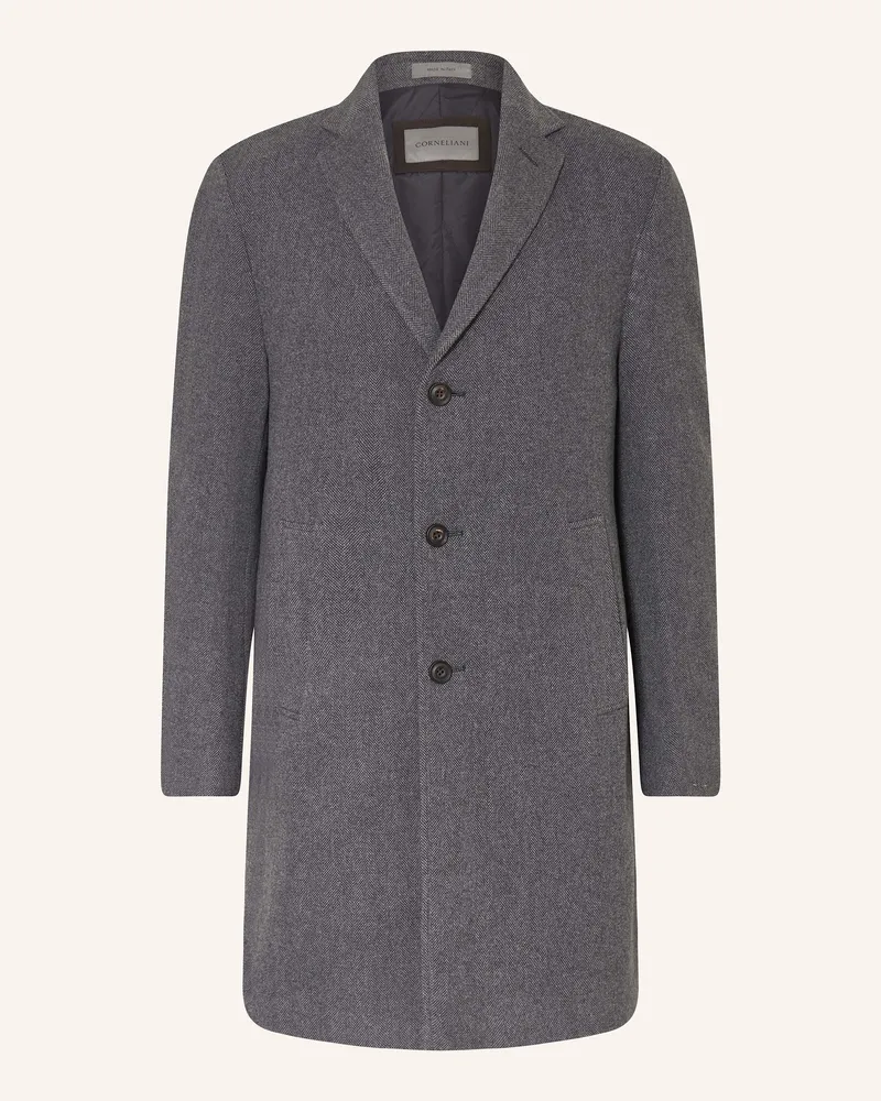 Corneliani Wollmantel Dunkelgrau