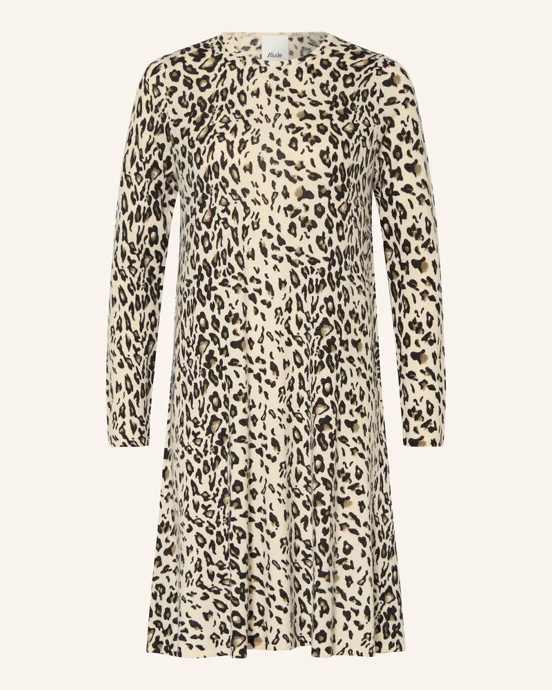 ALLUDE Strickkleid mit Cashmere Ecru