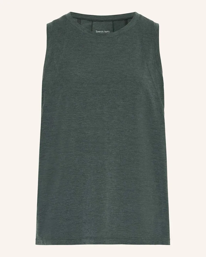 Sweaty Betty Tanktop SOFT FLOW Gruen