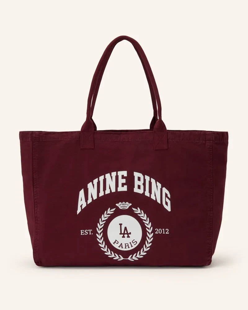 Anine Bing Shopper rot Dunkelrot