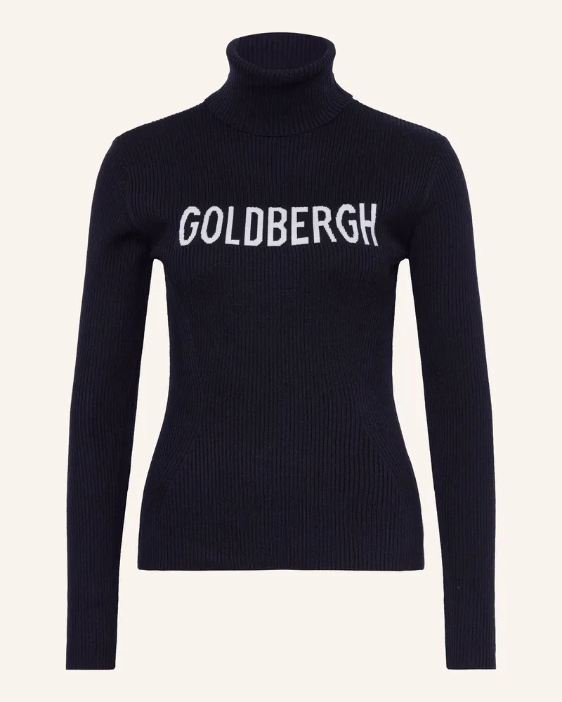 GOLDBERGH Rollkragenpullover Fira Mit Merinowolle blau Dunkelblau