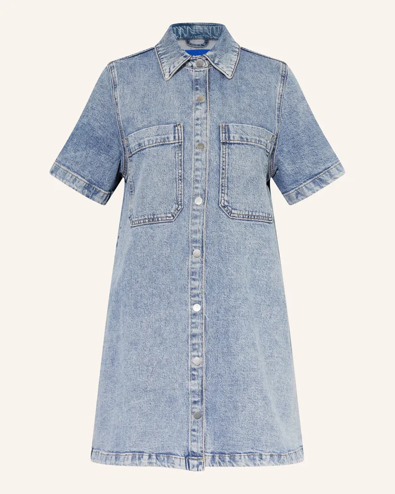 HUGO BOSS Jeanskleid GANDIRA Hellblau