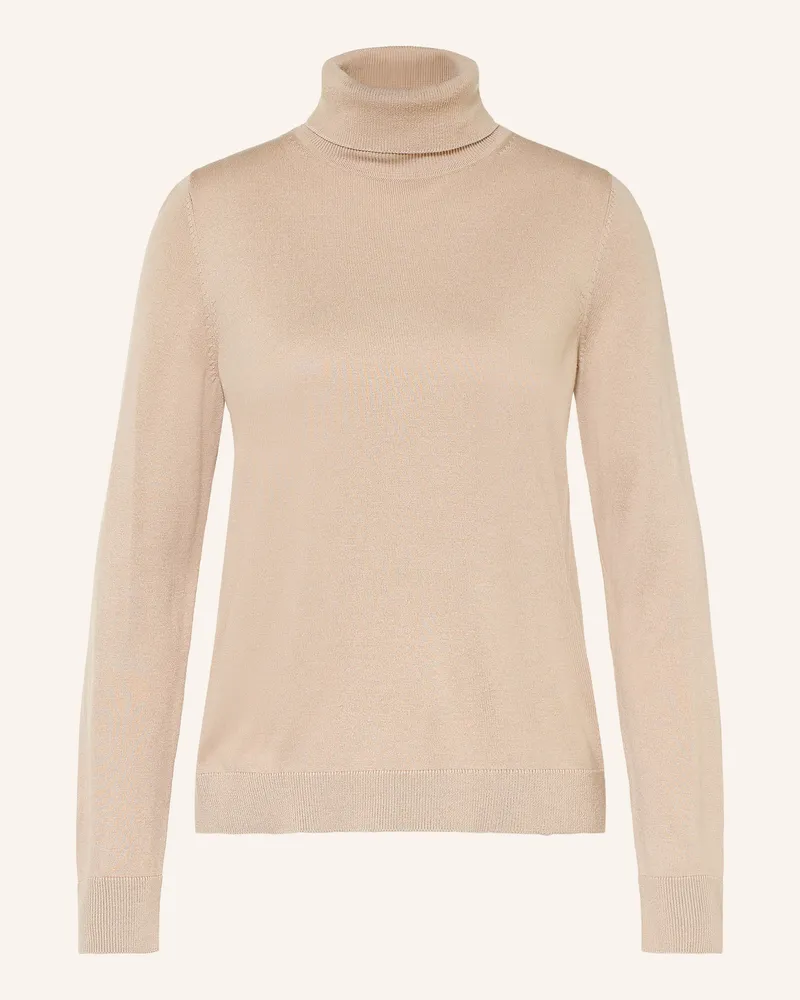 COMMA Rollkragenpullover beige Beige