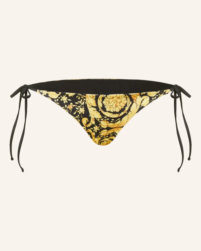 Versace Triangel-Bikini-Hose Schwarz