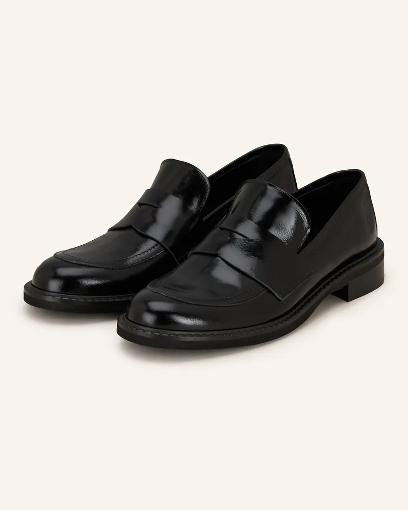 Darling Harbour Penny-Loafer Schwarz