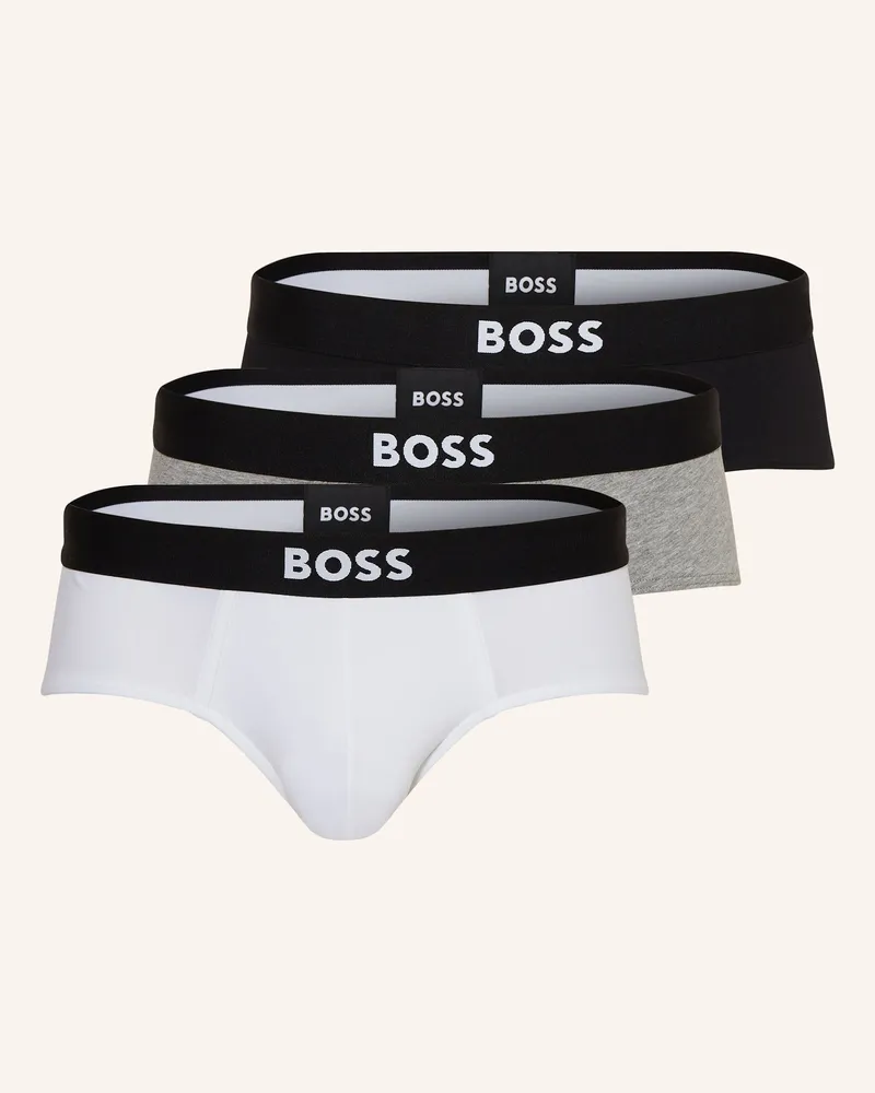 HUGO BOSS 3er-Pack Slips ONE Weiss