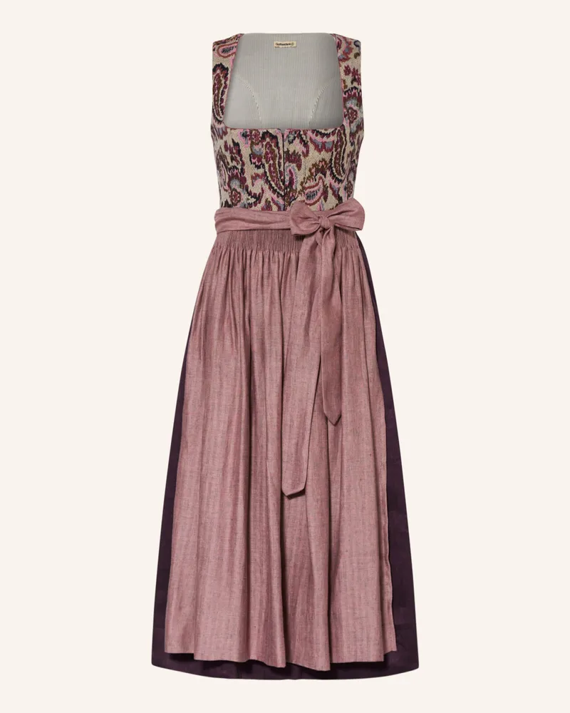 Gottseidank Dirndl ANTONIA mt Glitzergarn Dunkellila