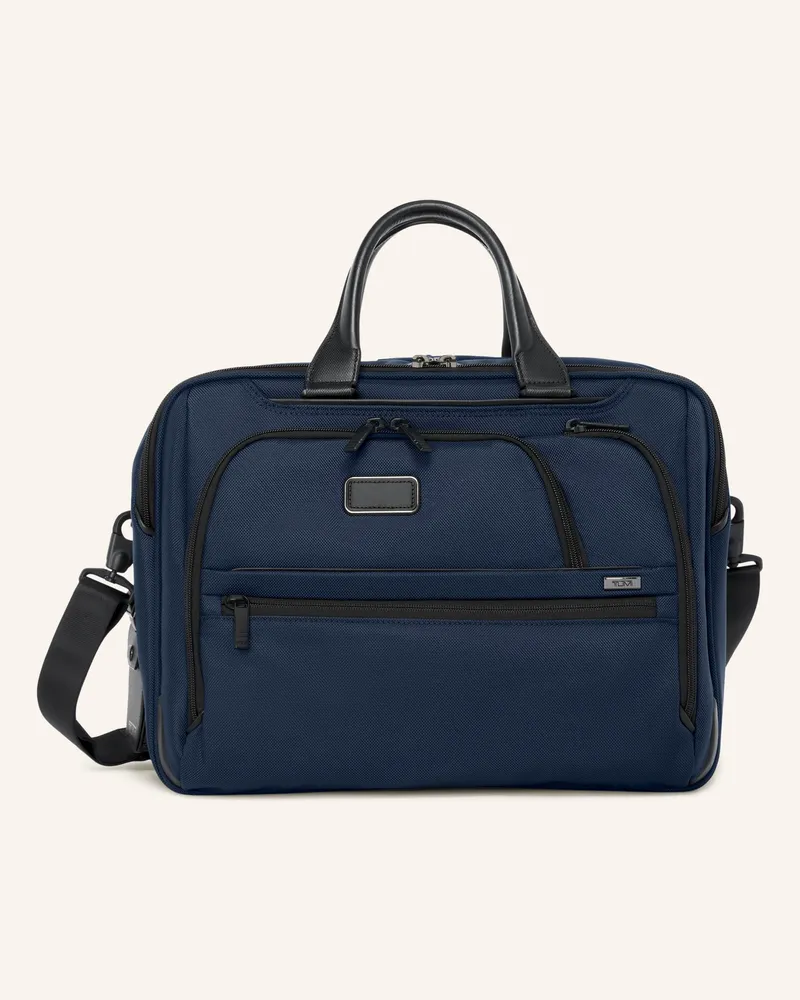 Tumi Alpha Aktentasche Medium Expandale blau Dunkelblau