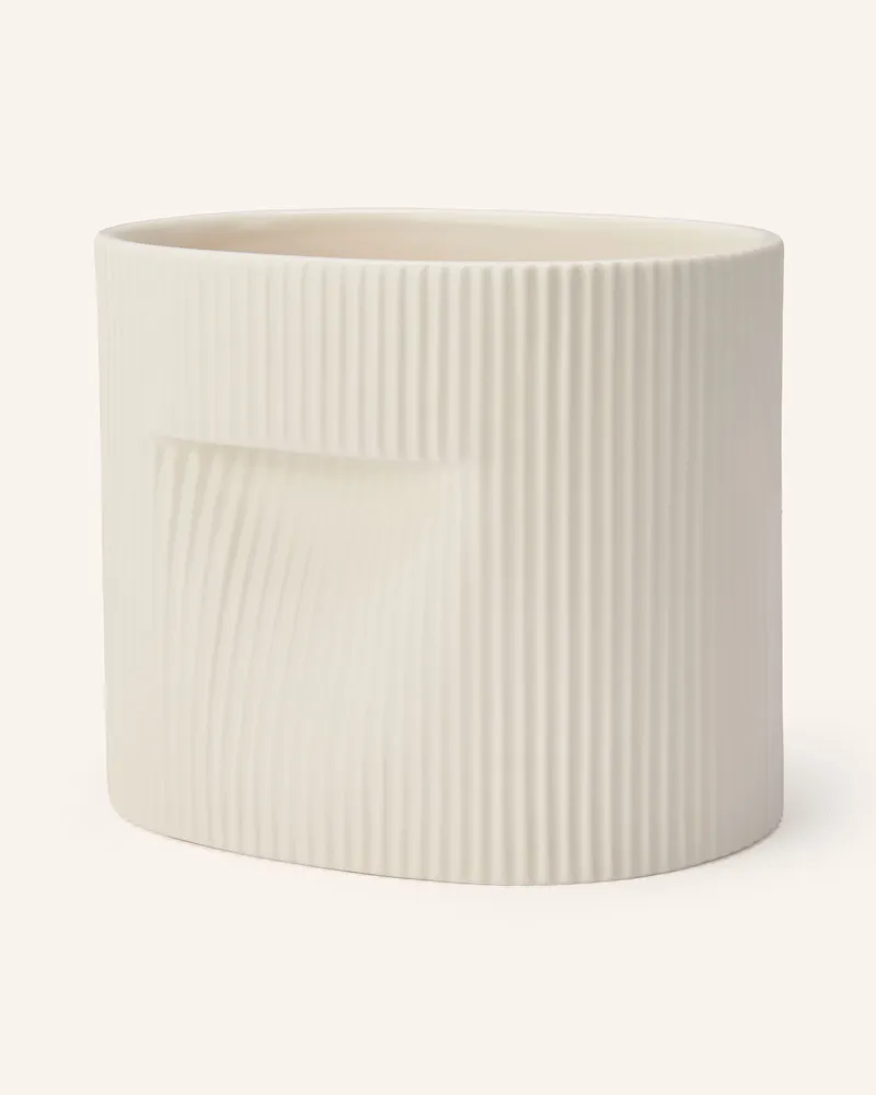 Muuto Blumentopf Ridge weiss Creme