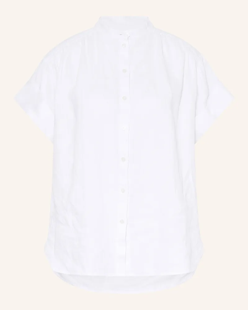 HUGO BOSS Leinenbluse BOLEANA Weiss