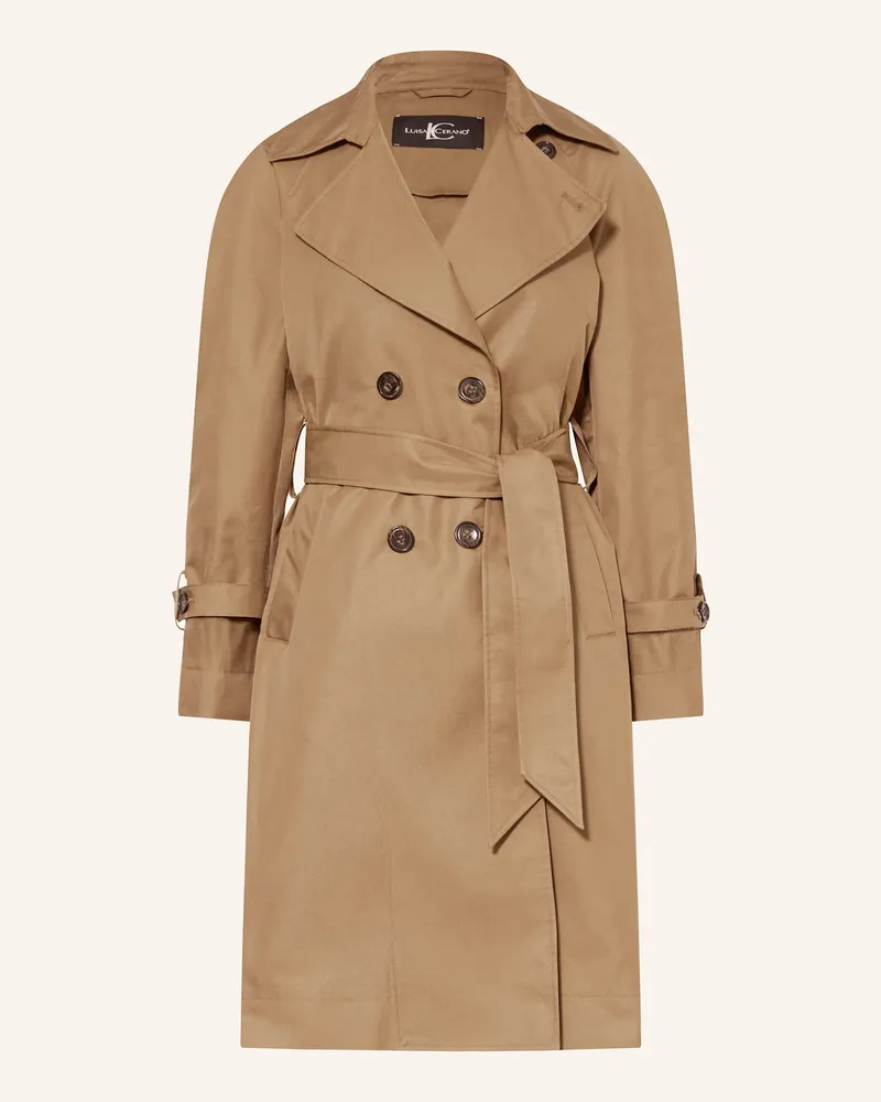 Luisa Cerano Trenchcoat braun Khaki