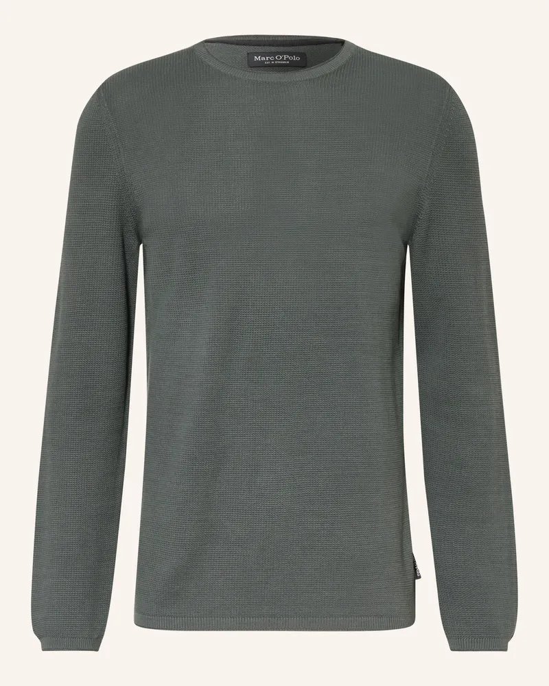 Marc O'Polo Pullover grau Dunkelgrün