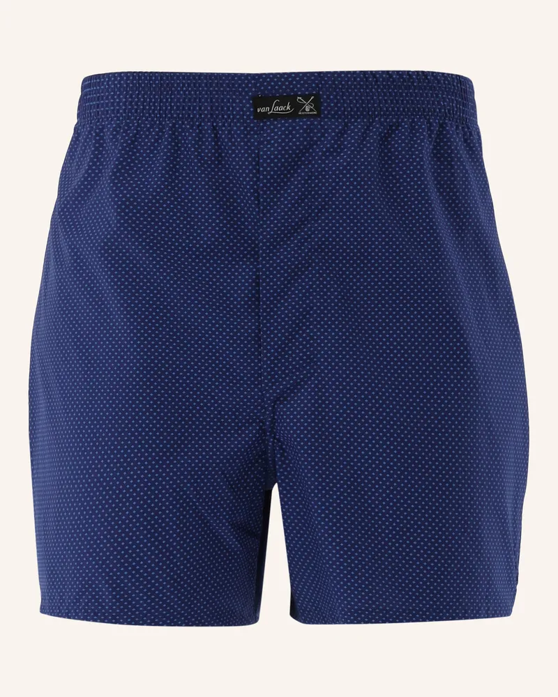 van Laack Boxershorts blau Dunkelblau
