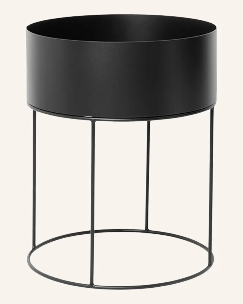 ferm LIVING Blumentopf Schwarz