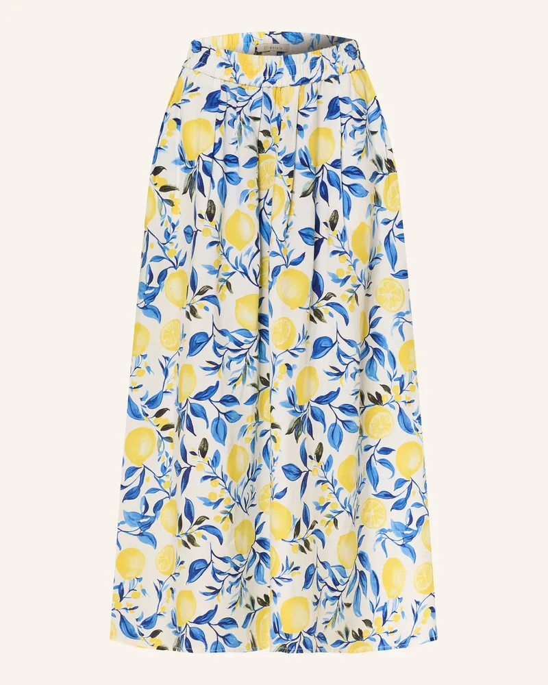 lilienfels Rock Mit Leinen gelb Weiss