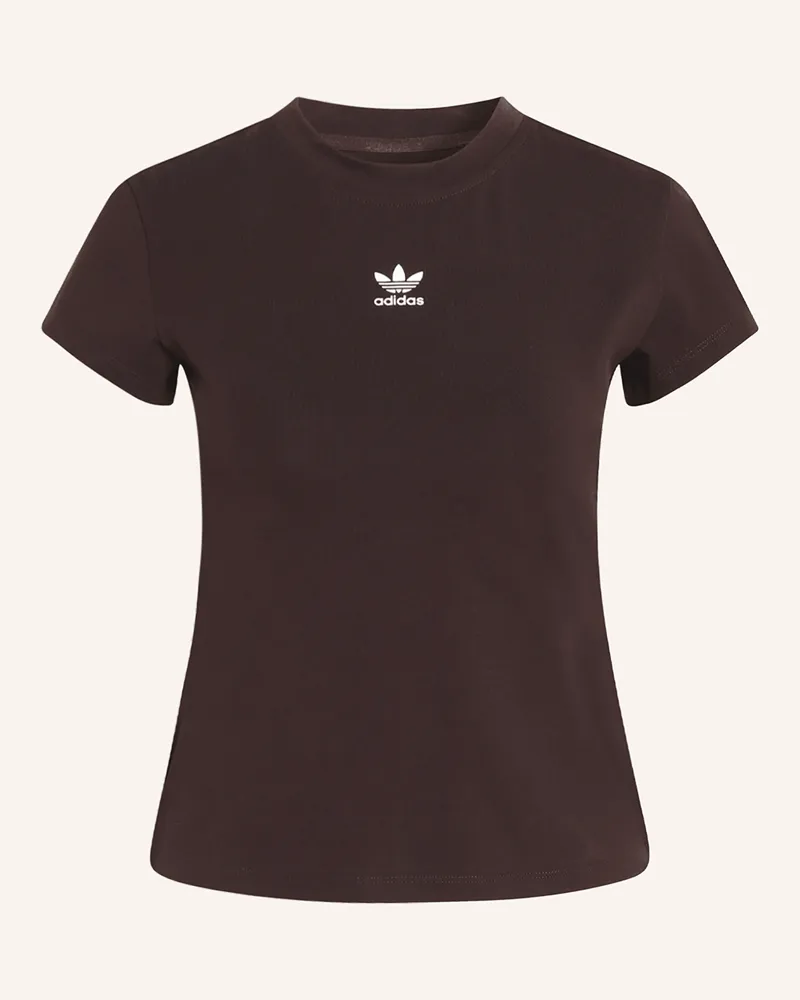 adidas T-Shirt Essentials schwarz Dunkelbraun