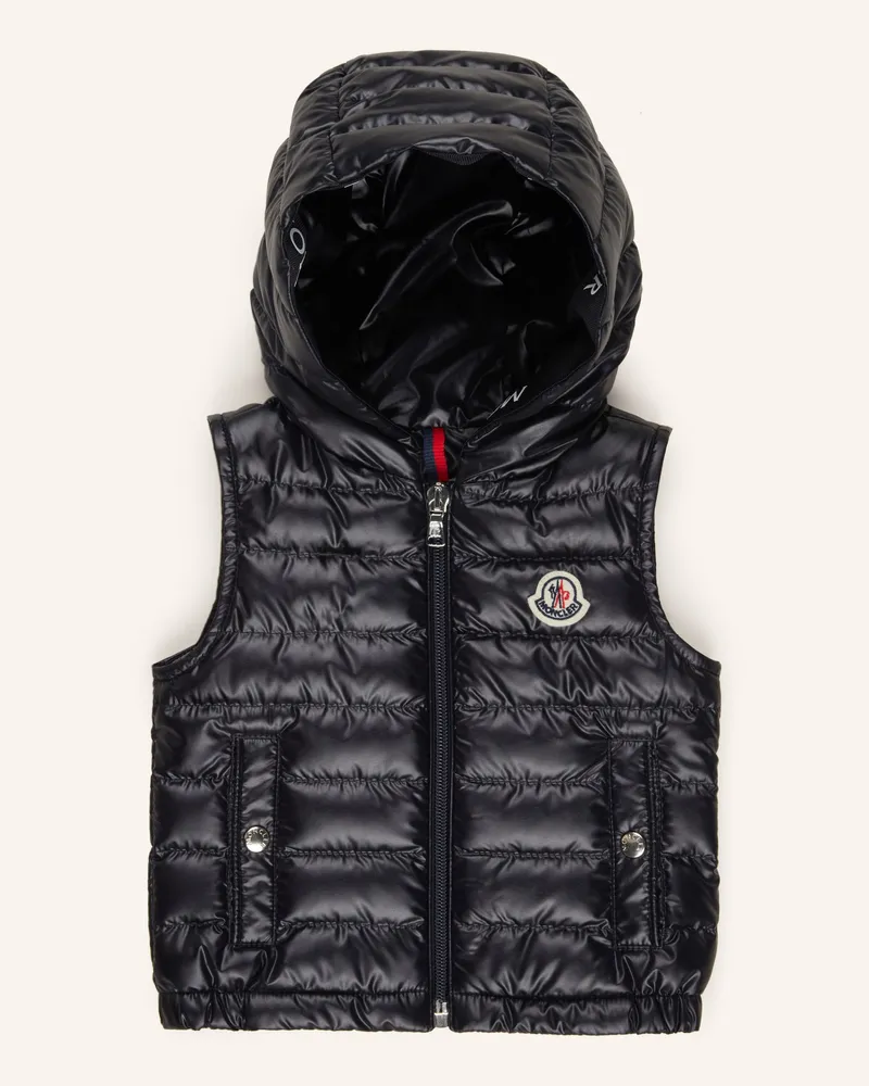 Moncler Daunenweste Couronne blau Dunkelblau
