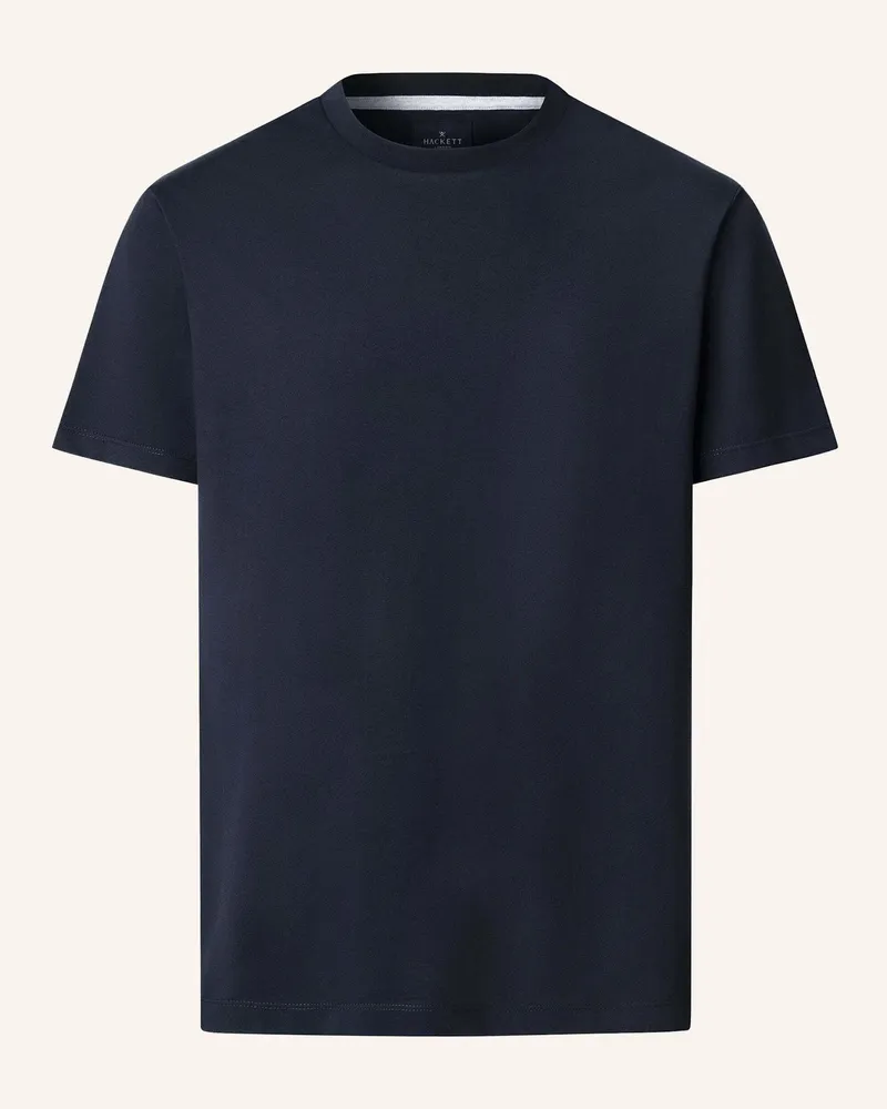 Hackett T-Shirt Pima Cotton Tee blau Dunkelblau