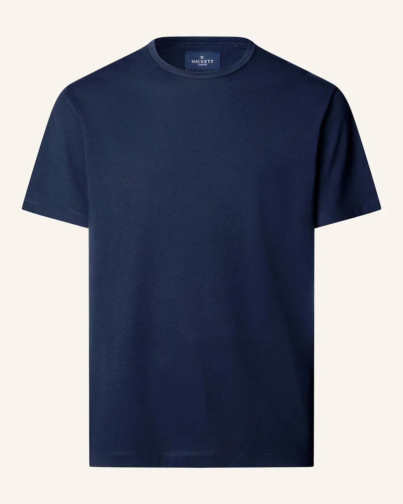 Hackett T-Shirt Pima Cotton Tee blau Dunkelblau