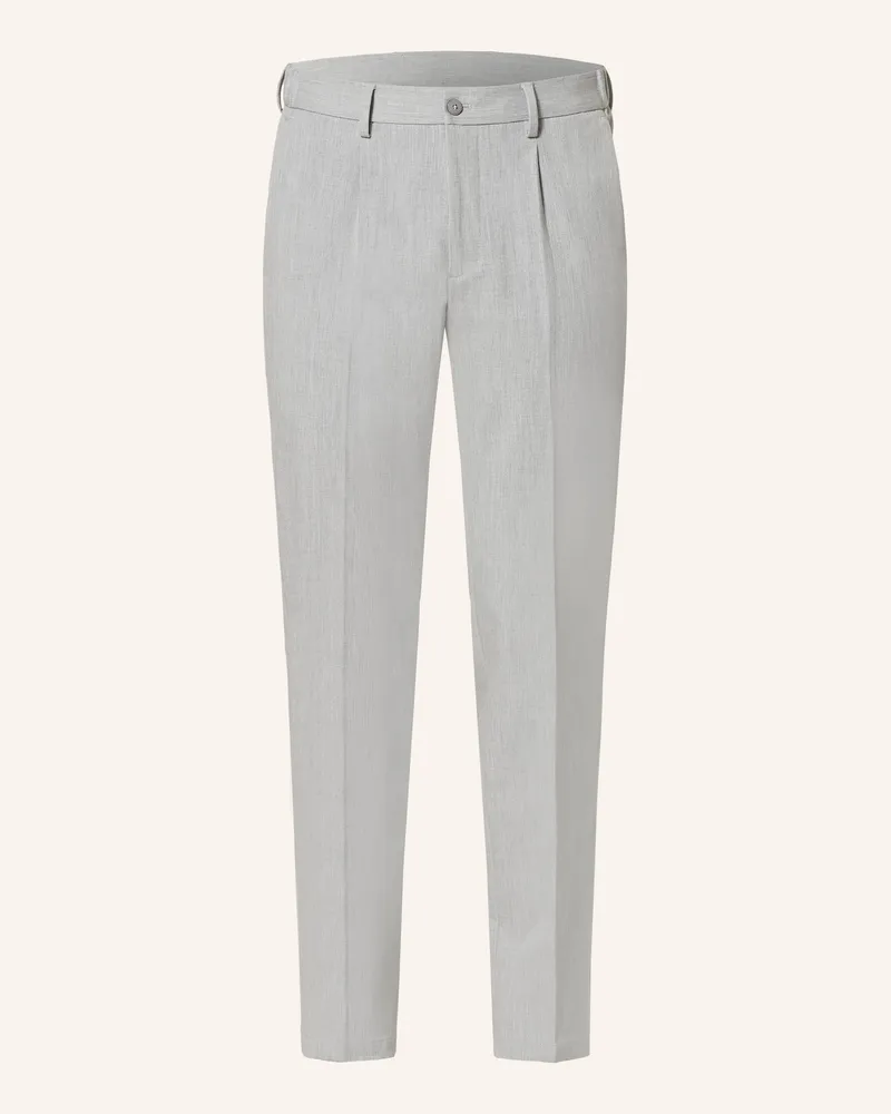 paul Anzughose Slim Fit grau 970