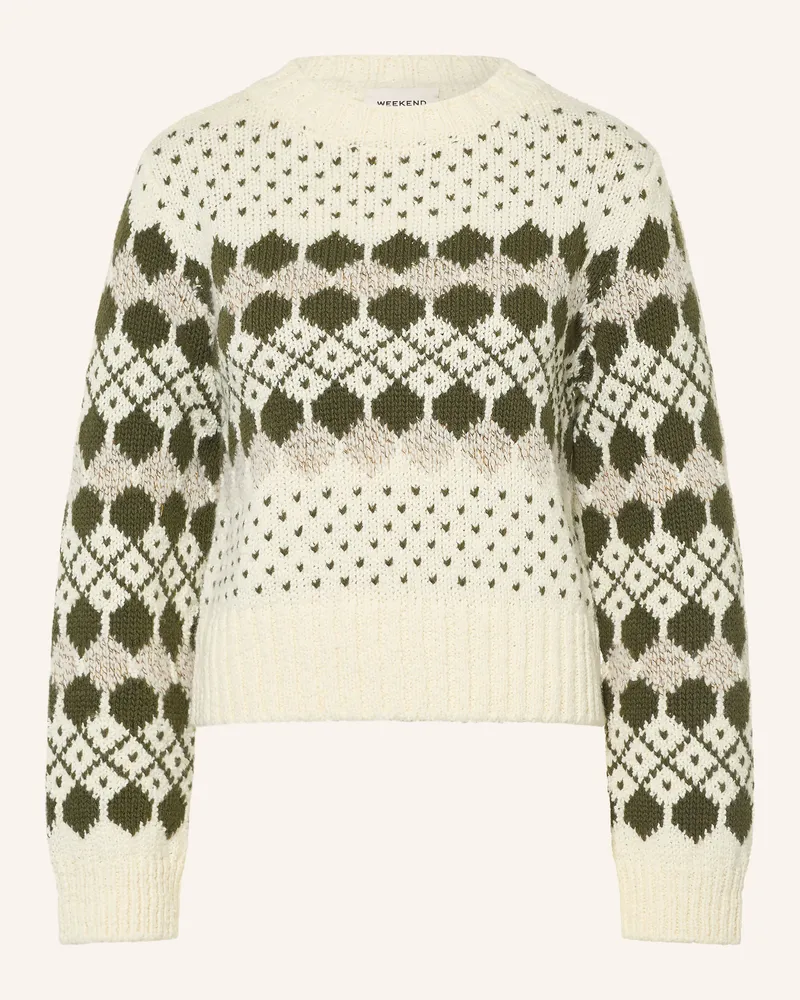Max Mara Pullover Ranch weiss Creme