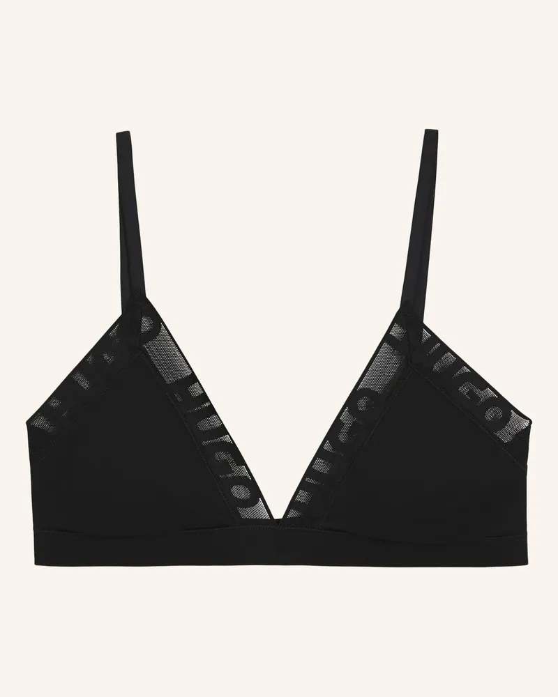 HUGO BOSS Bh MESH LOGO TRIANGLE P Schwarz