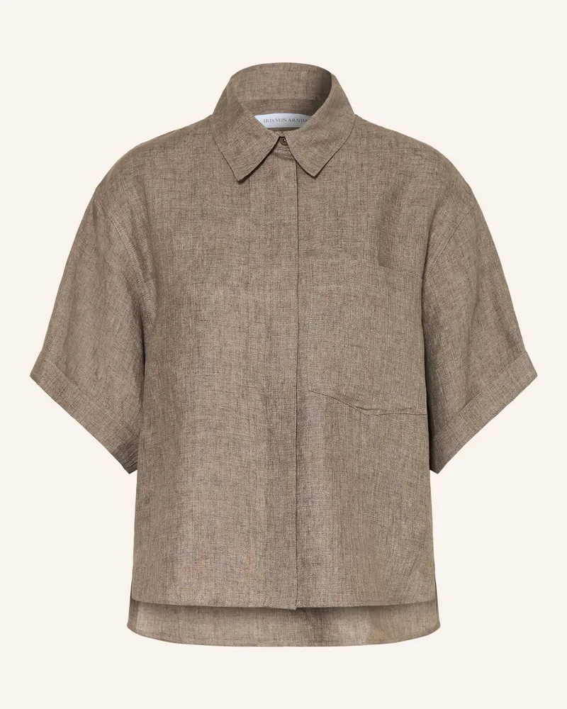 Iris von Arnim Hemdbluse Sardinia beige Taupe