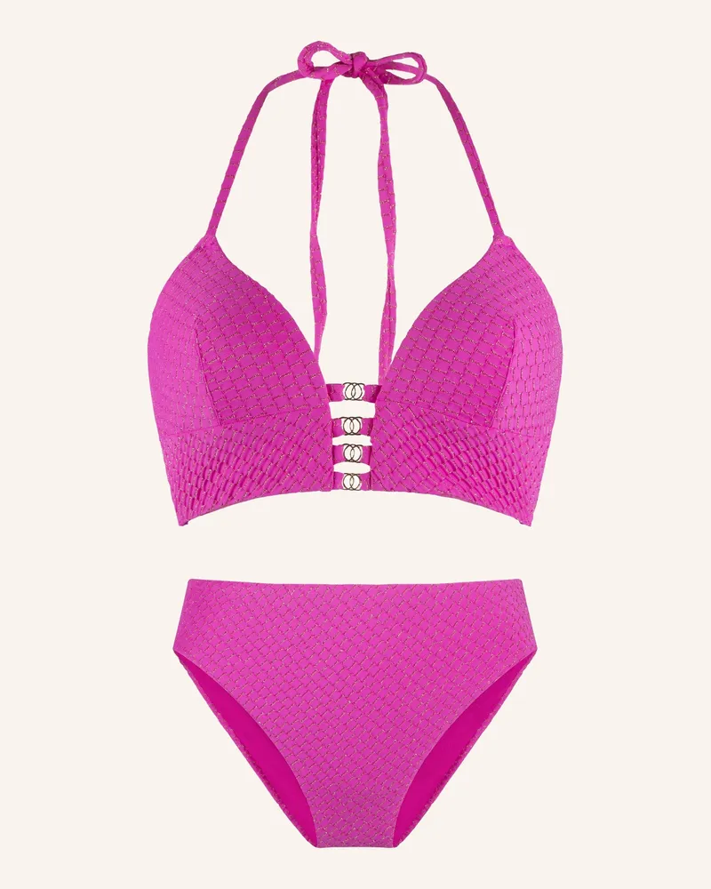 LingaDore Triangle Padded Bikiniset pink Pink