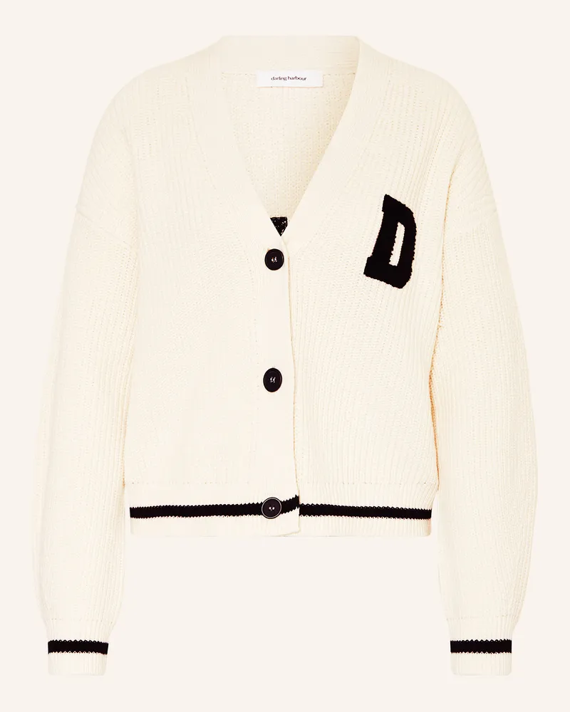 Darling Harbour Strickjacke weiss Creme