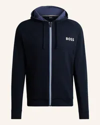 HUGO BOSS Loungewear Jacke AUTHENTIC JACKET H Regular Fit Blau