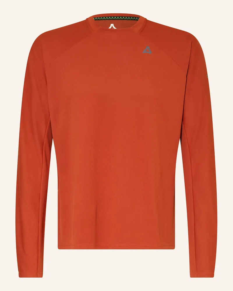 Schöffel Longsleeve Enixa braun Dunkelorange