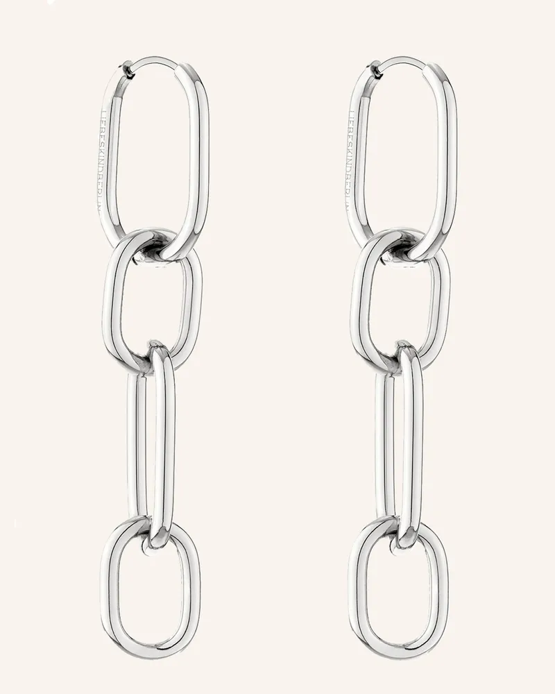 Liebeskind Ohrhänger  Aus  Edelstahl silber Silber