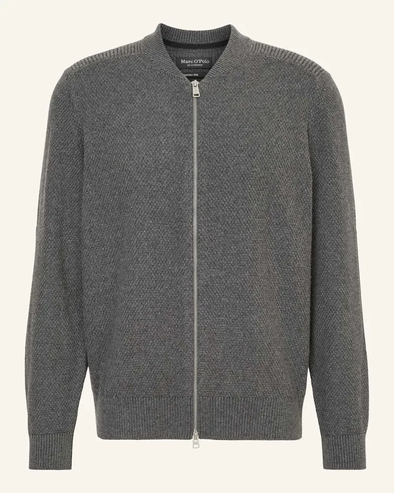 Marc O'Polo Zipper-Cardigan Grau