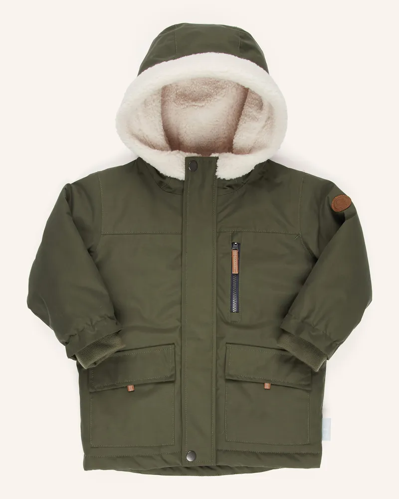 Killtec Funktionsjacke FIOW 57 mit Kunstfell Dunkelgrün