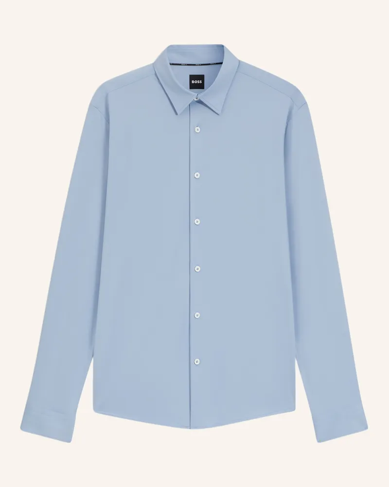 HUGO BOSS Casual Hemd P-ROAN-KENT-C1-233 Slim Fit Hellblau