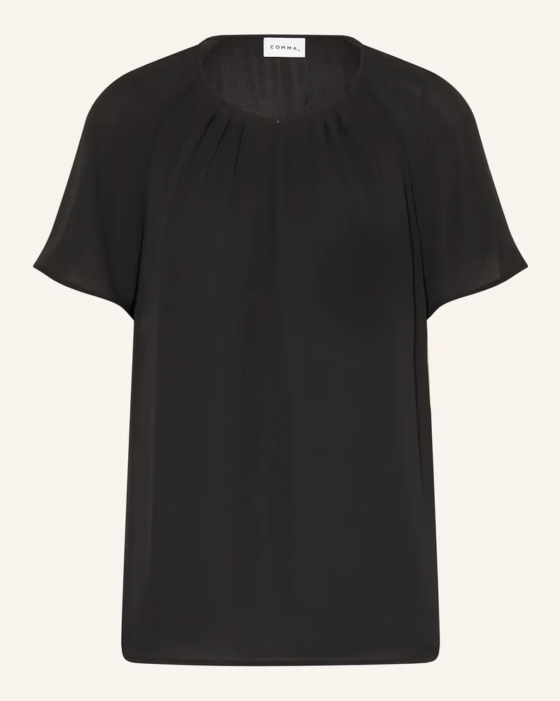 COMMA Blusenshirt Schwarz