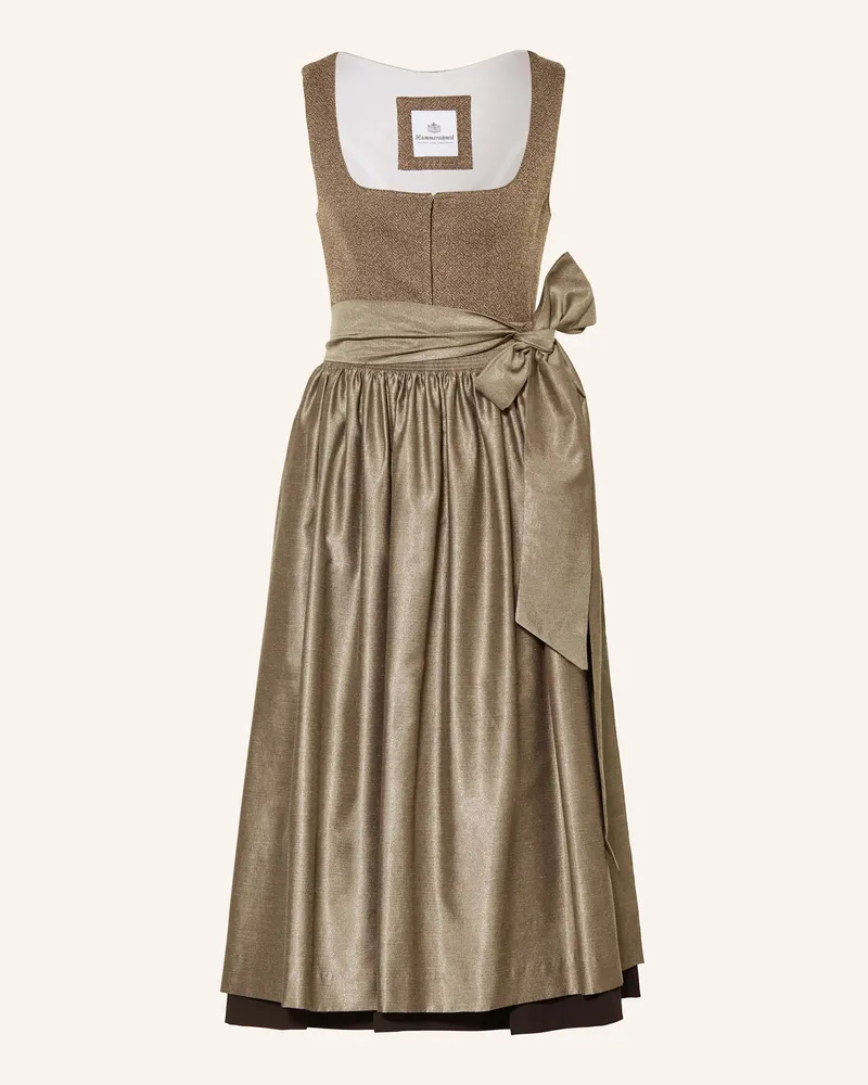 Hammerschmid Dirndl Plattensee beige Schwarz