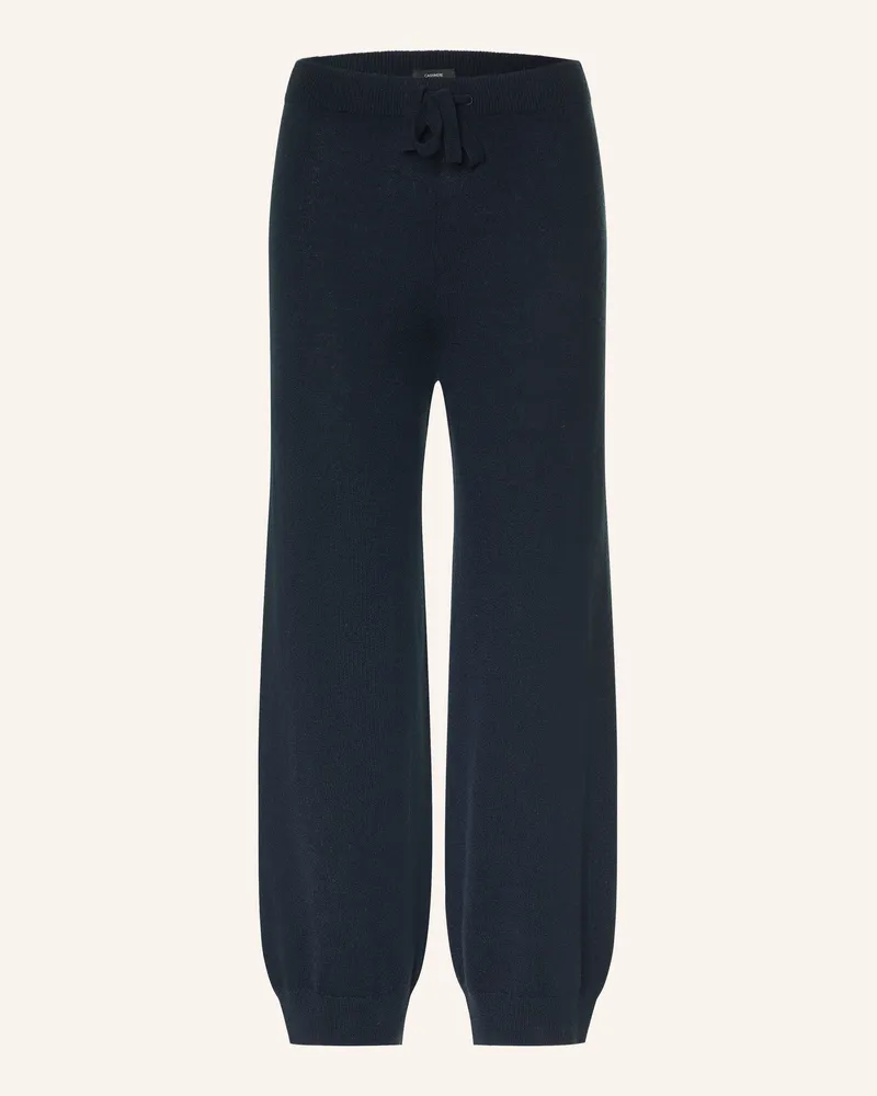 HUGO BOSS Strickhose Fylindra Aus Cashmere blau Dunkelblau