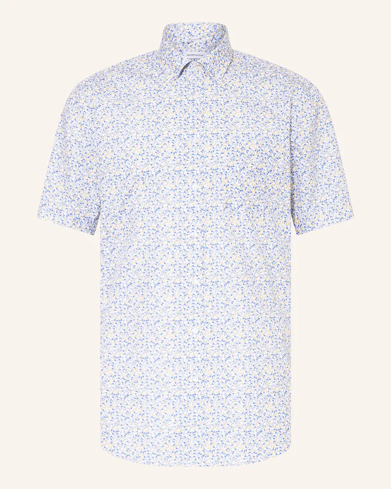 Seidensticker Kurzarm-Hemd Regular Fit Weiss