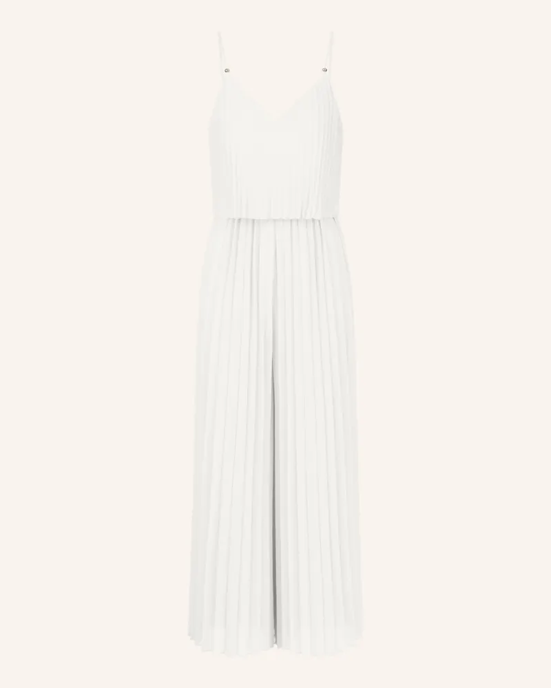 Apart Jumpsuit mit Plissees Creme