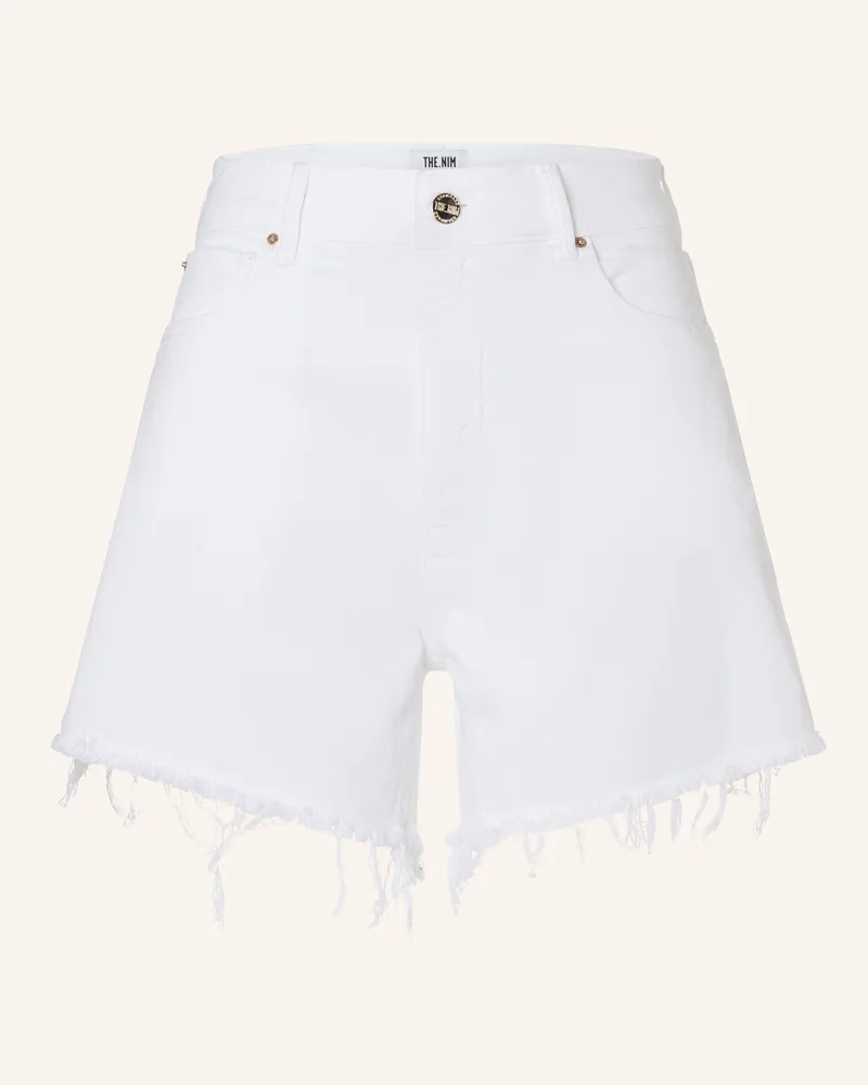 THE.NIM Short Woman Bull Denim Shorts weiss White