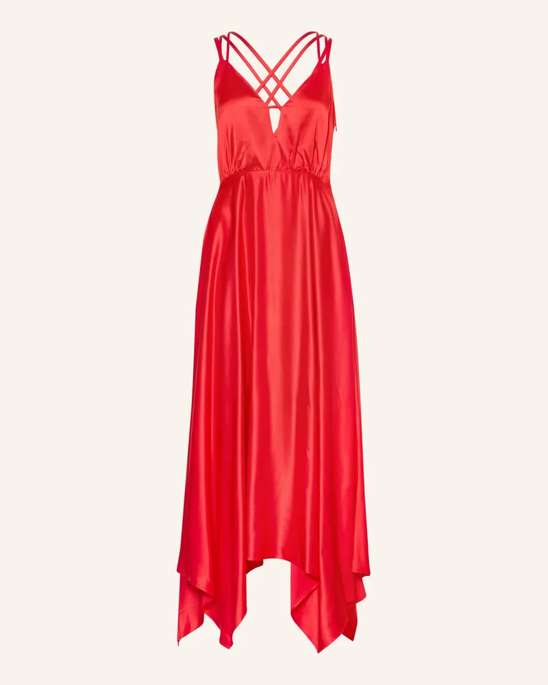 Sandro Satinkleid rot Rot