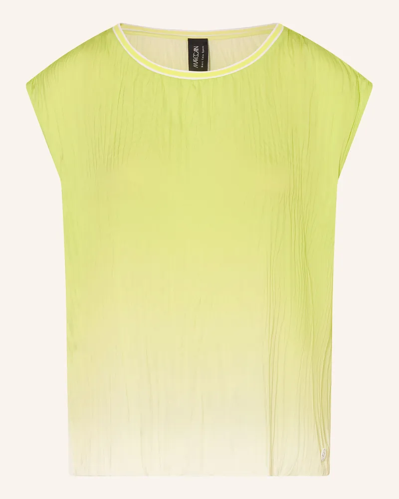 Marc Cain Blusentop Mit Plissees gruen 411